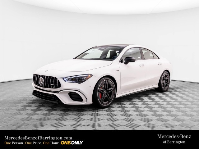 Mercedes-Benz CL-Class ホワイト New 2025 Mercedes-Benz CLA CLA 45 AMG® Coupe in Barrington