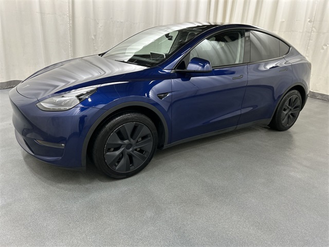 Used 2025 Tesla Model Y Long Range with VIN 7SAYGAEEXSF240849 for sale in Waterbury, CT