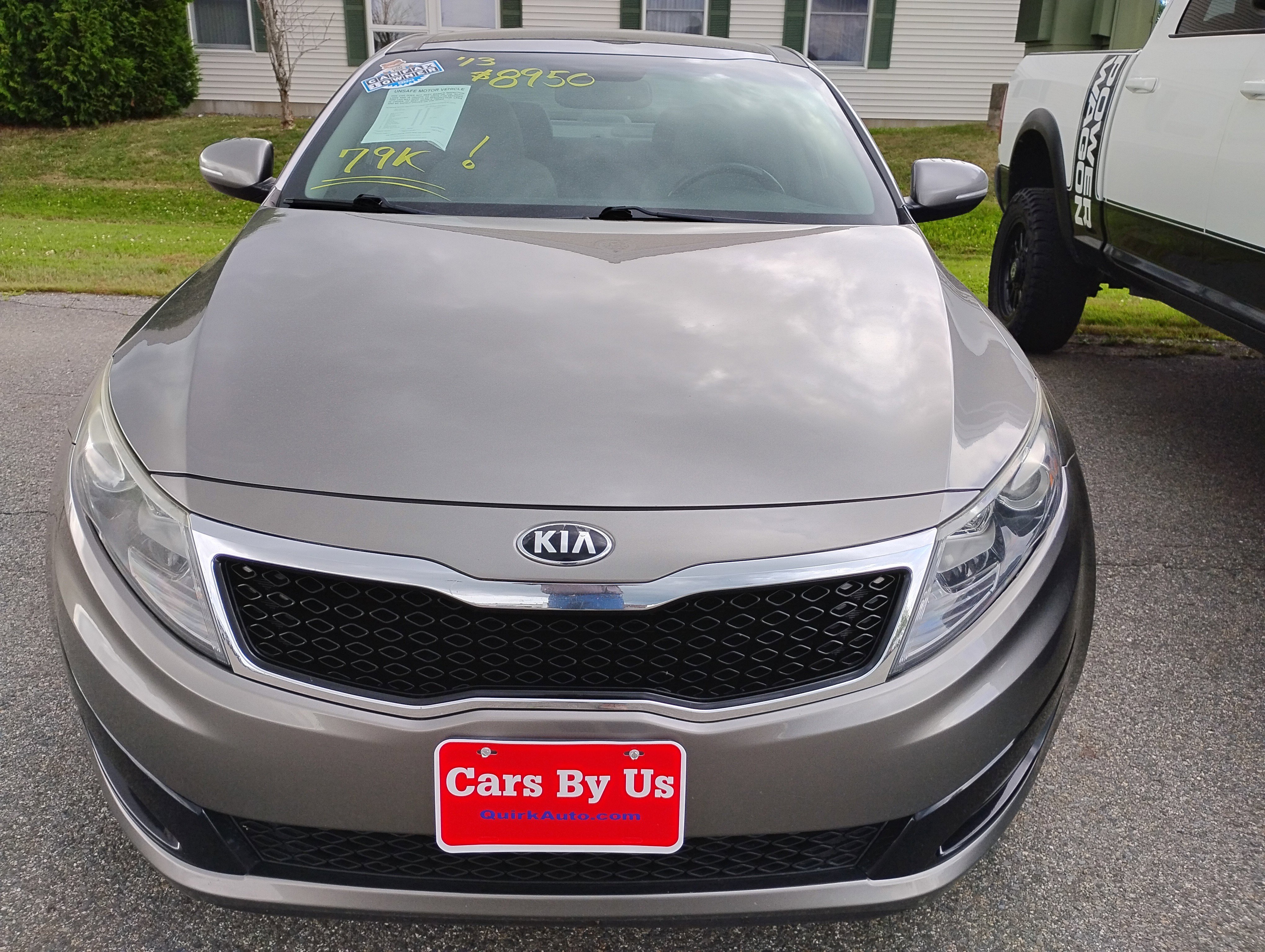 Used 2013 Kia Optima EX with VIN 5XXGN4A75DG146031 for sale in Hallowell, ME