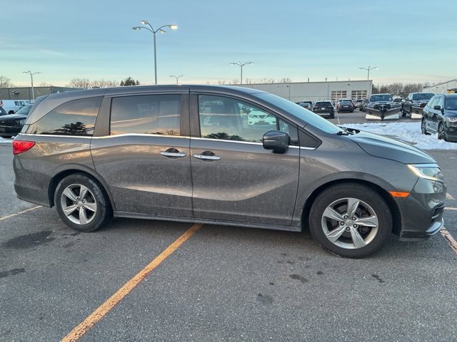 Used 2018 Honda Odyssey EX with VIN 5FNRL6H58JB017326 for sale in Lancaster, MA