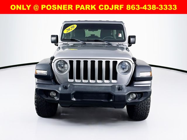 Used 2020 Jeep Wrangler Unlimited Sport S with VIN 1C4HJXDN3LW214576 for sale in Davenport, FL