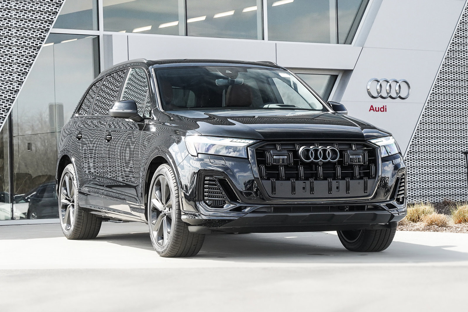 New 2025 Mythos Black Metallic Audi Prestige image 1