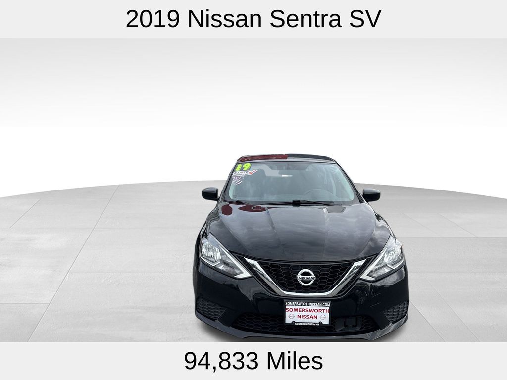Used 2019 Nissan Sentra SV with VIN 3N1AB7AP1KY441828 for sale in Somersworth, NH