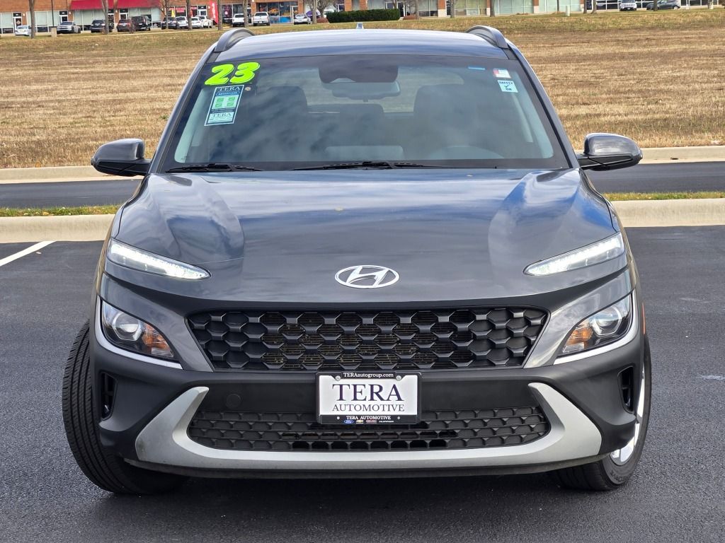 Used 2023 Hyundai Kona SEL with VIN KM8K62AB8PU985276 for sale in Plano, IL
