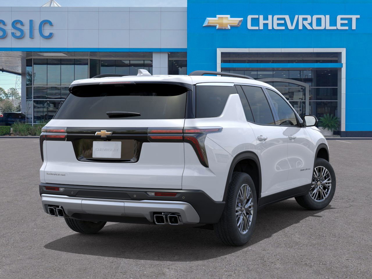 2026 Chevrolet Traverse LT White at Classic Elite Chevrolet Hwy 6