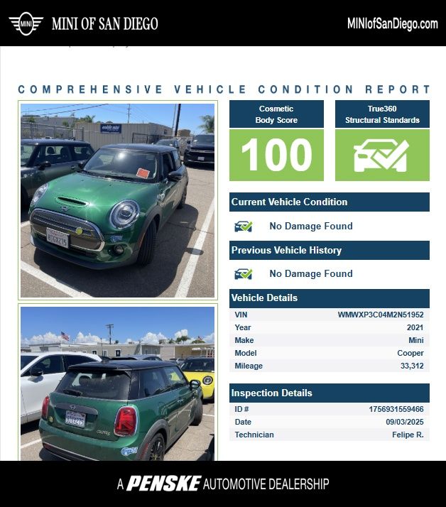 2021 MINI Hardtop Cooper SE