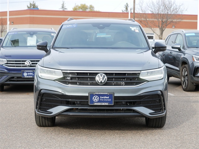 Certified 2024 Volkswagen Tiguan SE R-LINE BLACK with VIN 3VV8B7AX6RM196202 for sale in Inver Grove Heights, Minnesota