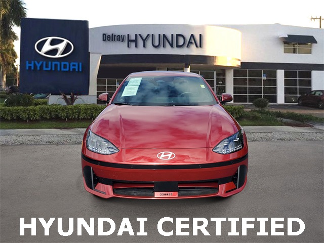 Certified 2024 Hyundai IONIQ 6 SEL with VIN KMHM34AA1RA064610 for sale in Delray Beach, FL