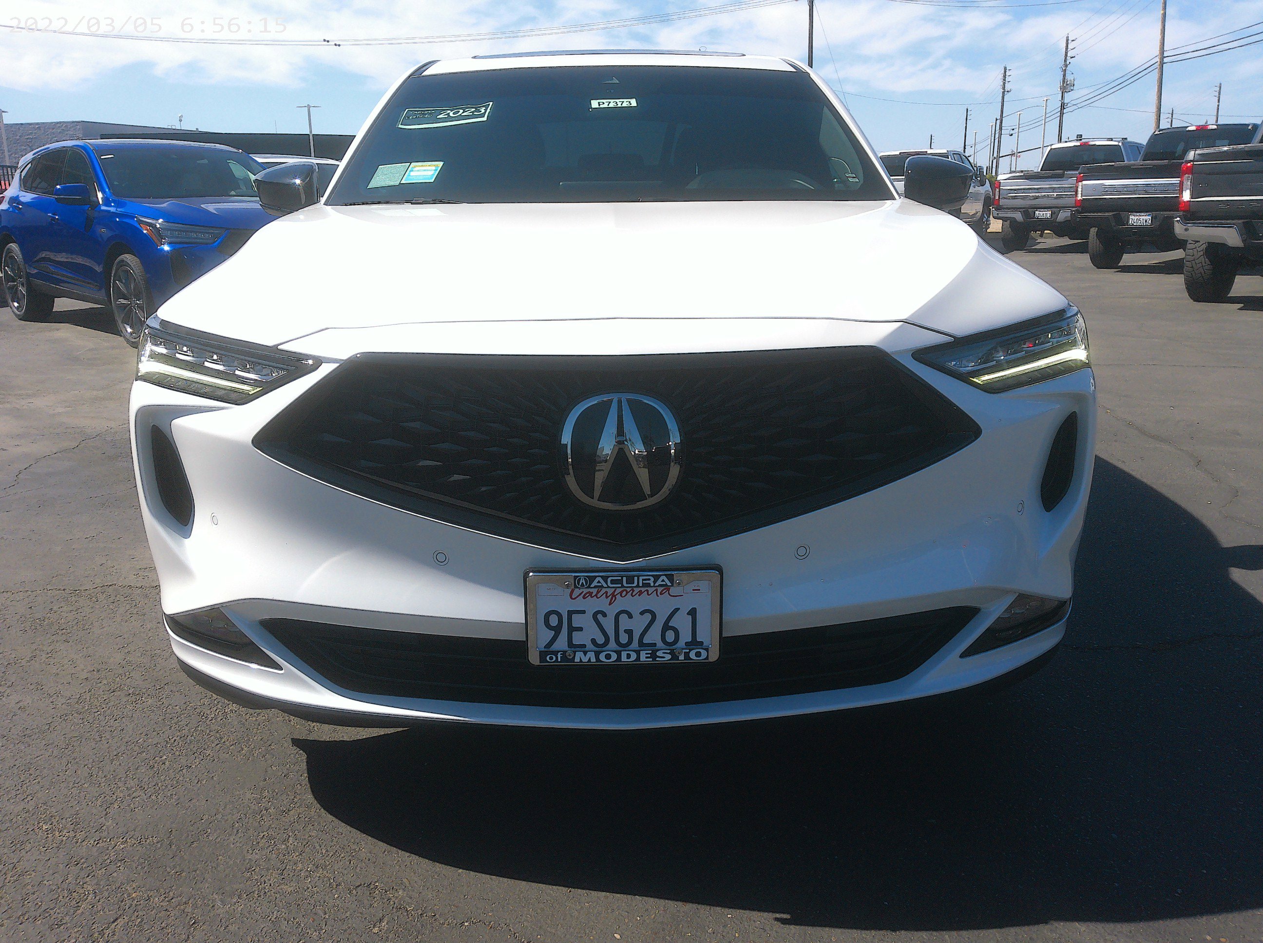 Used 2023 Acura MDX A-Spec Package with VIN 5J8YE1H05PL017465 for sale in Modesto, CA