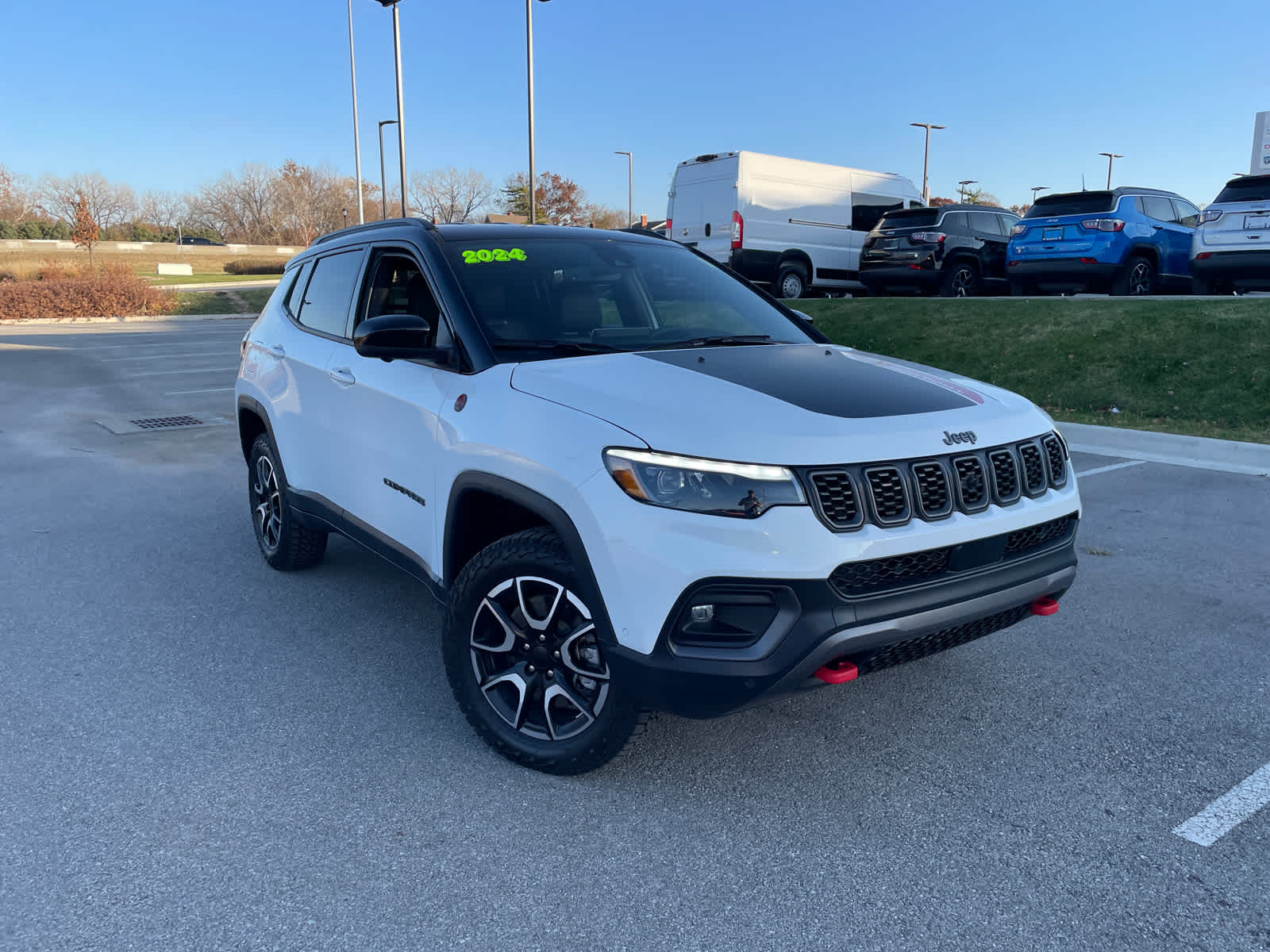 Used 2024 Jeep Compass Trailhawk with VIN 3C4NJDDN9RT172379 for sale in Kansas City