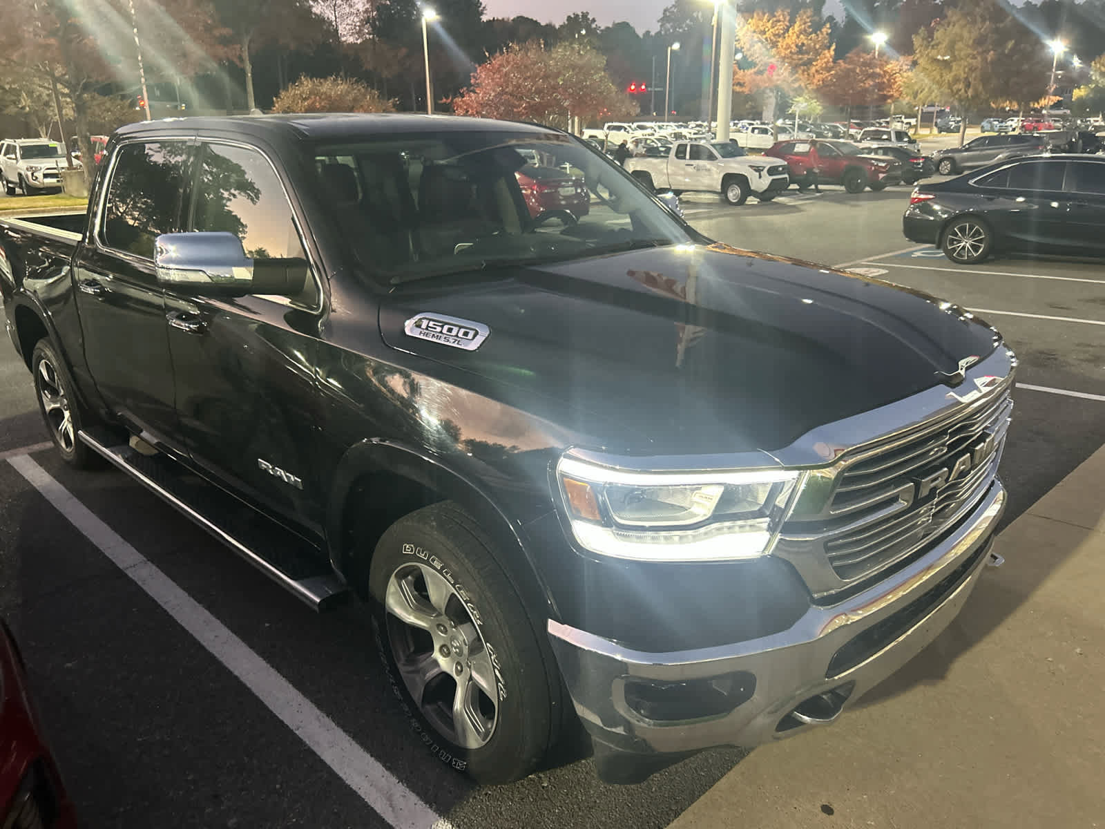 Used 2021 RAM Ram 1500 Pickup Laramie with VIN 1C6SRFJT3MN650516 for sale in Little Rock