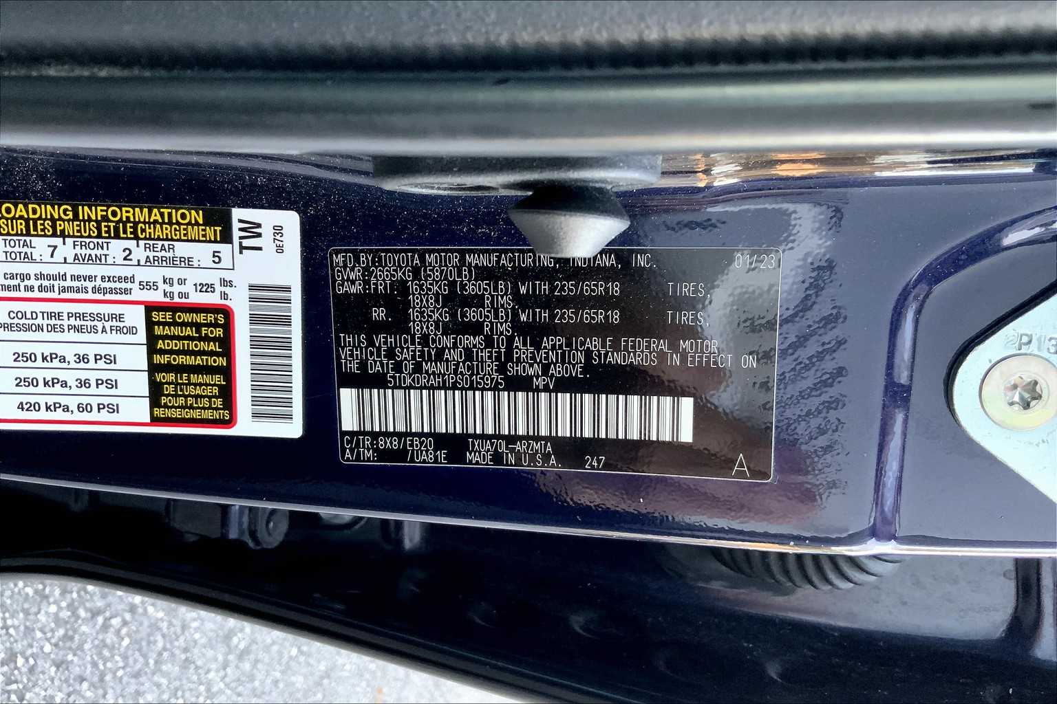 2023 Toyota Highlander XLE photo 29