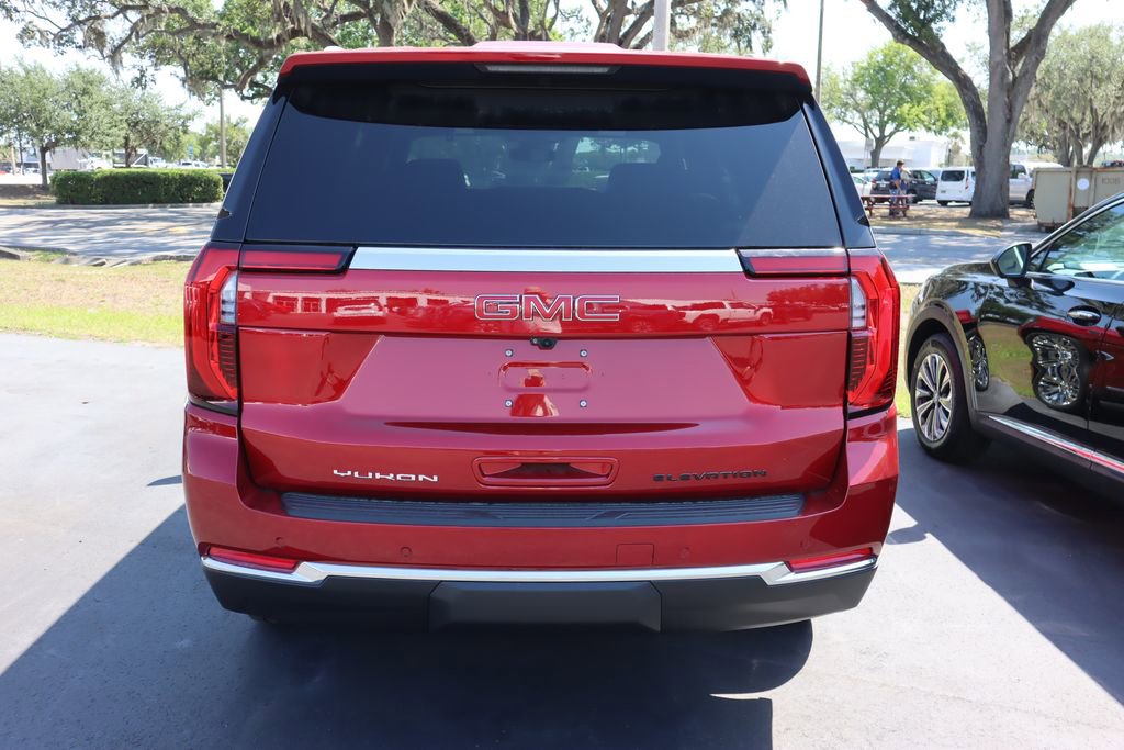 New 2025 Volcanic Red Tintcoat GMC Elevation image 3