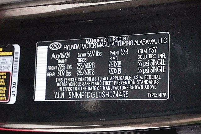 Used 2025 Black Hyundai SE image 33