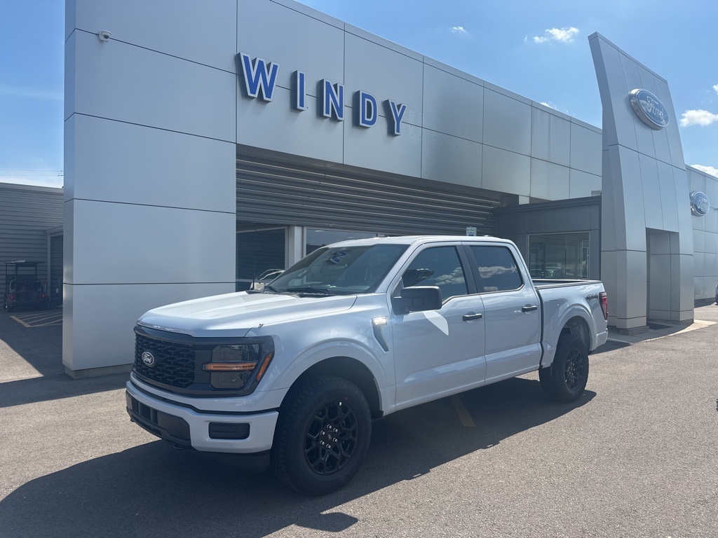 New 2025 Space White Metallic Ford STX® image 1