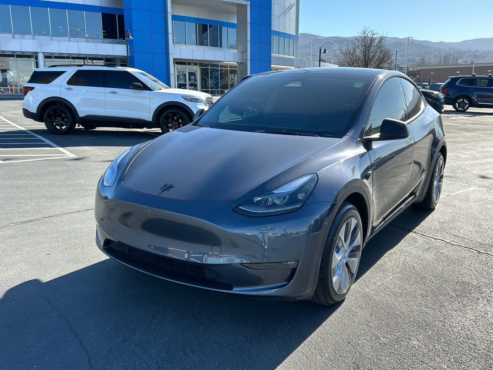 Used 2023 Tesla Model Y Long Range with VIN 7SAYGDEE3PF903686 for sale in Woods Cross, UT
