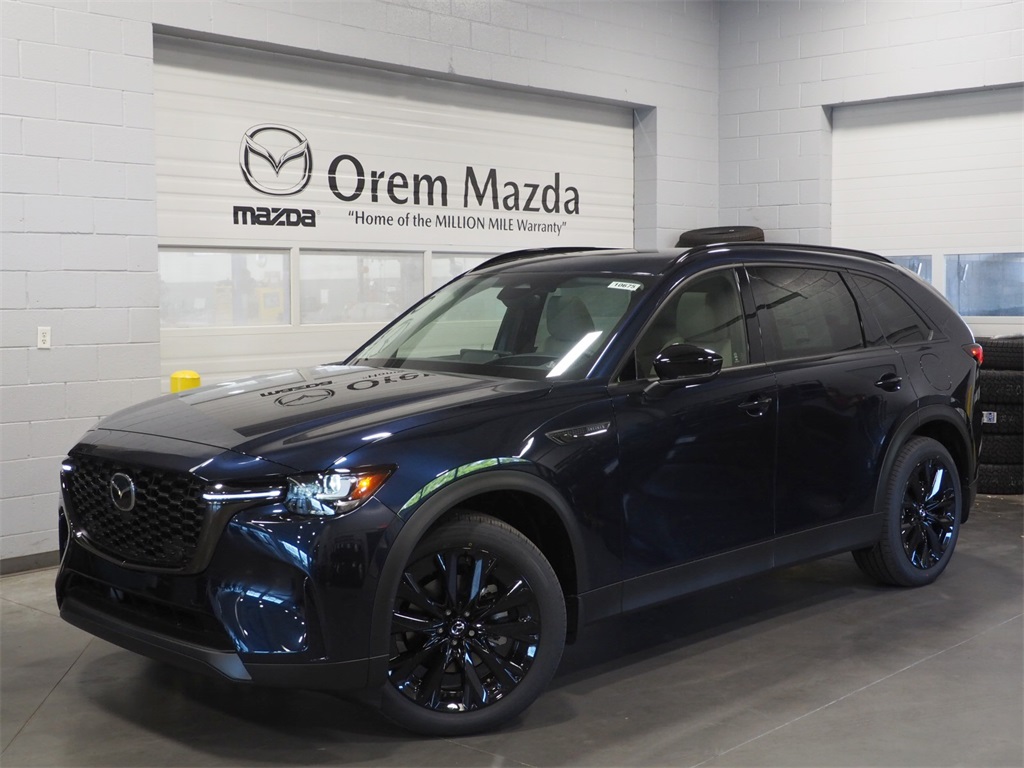 New 2025 Deep Crystal Blue Mica Mazda 3.3 Turbo Premium Sport AWD image 1