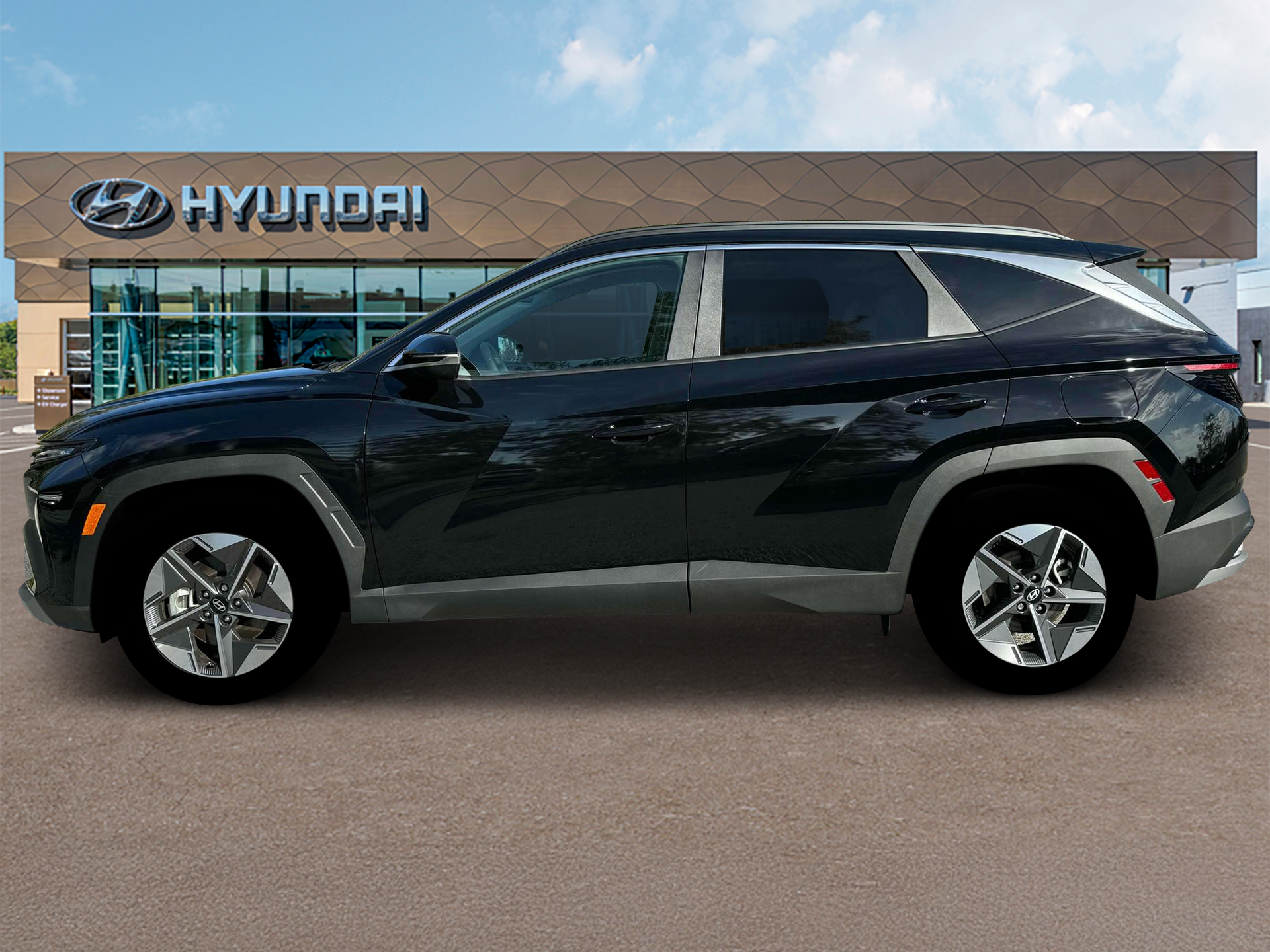 New 2025 Black Hyundai SEL Convenience FWD image 3