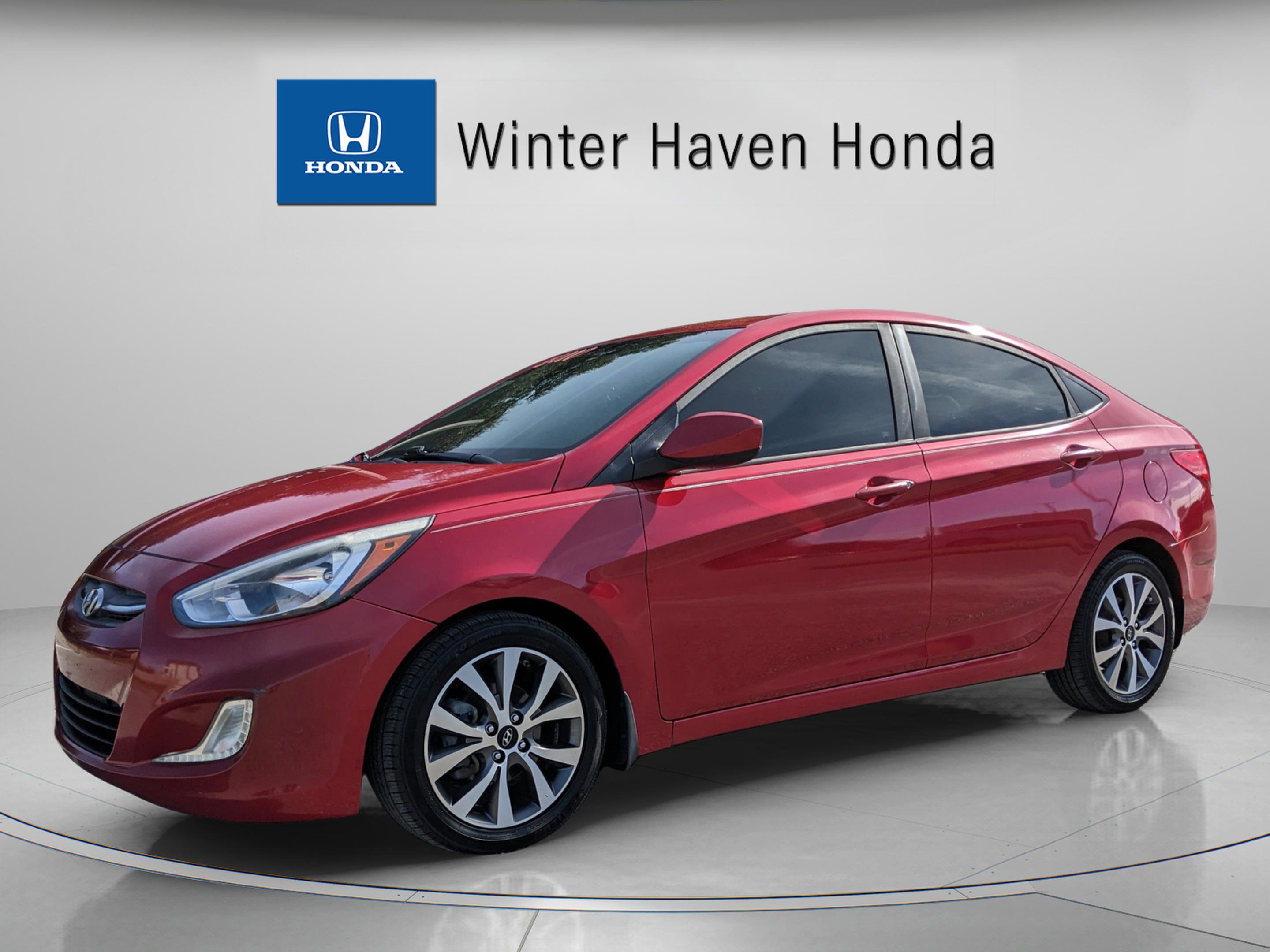 Used 2017 Hyundai Accent Value Edition with VIN KMHCT4AE5HU325605 for sale in Winter Haven, FL