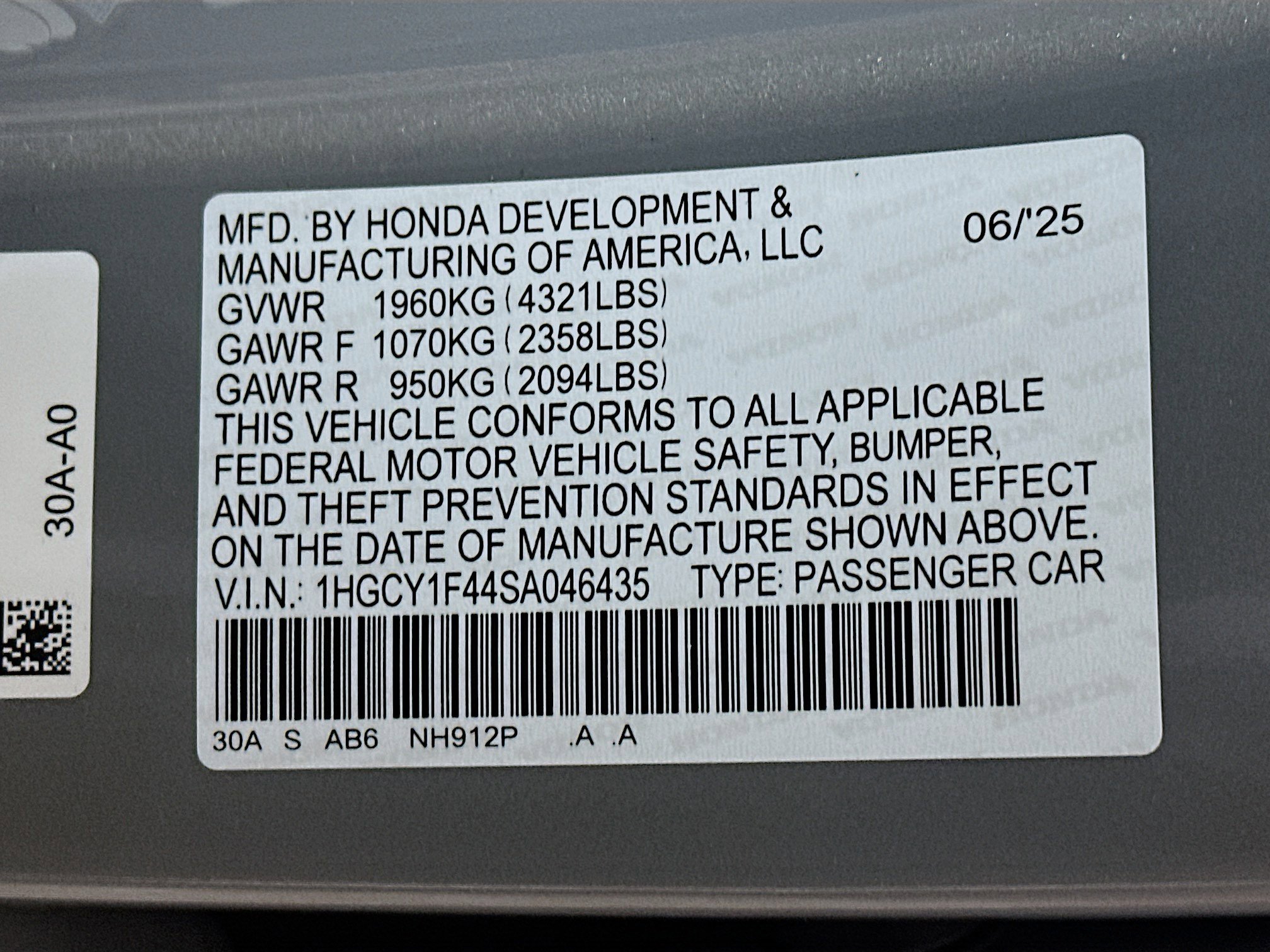2025 Honda Accord 1.5T SE photo 29