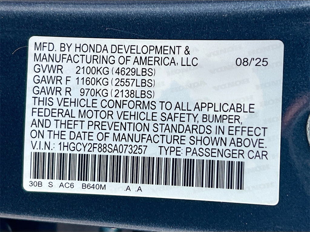 2025 Honda Accord Hybrid Touring photo 34