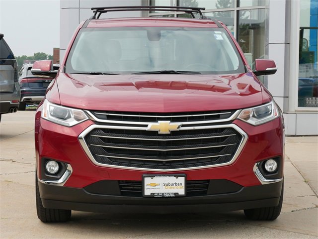 Used 2018 Chevrolet Traverse 3LT with VIN 1GNEVHKW5JJ214895 for sale in Eden Prairie, Minnesota