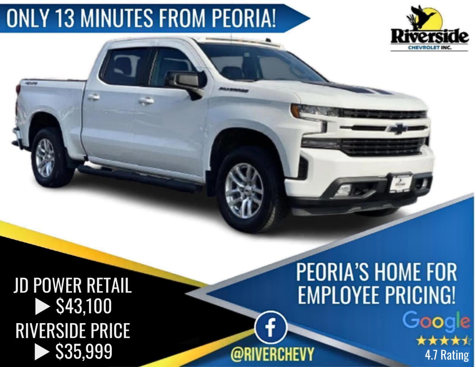 Used 2021 Summit White Chevrolet RST image 1
