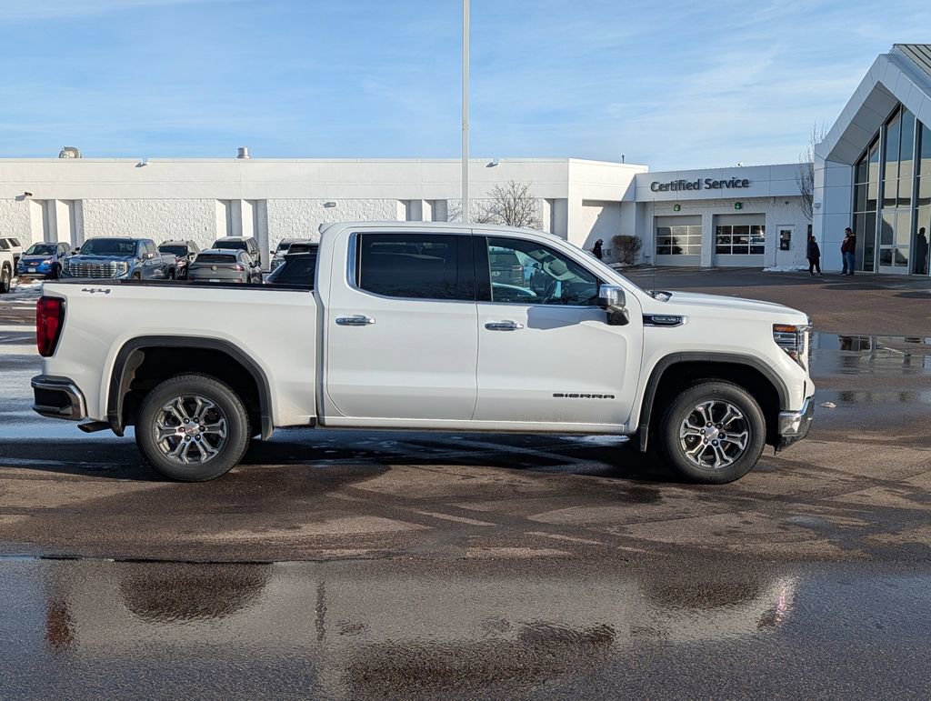 Certified 2025 GMC Sierra 1500 SLT with VIN 1GTUUDED7SZ129537 for sale in Inver Grove Heights, Minnesota