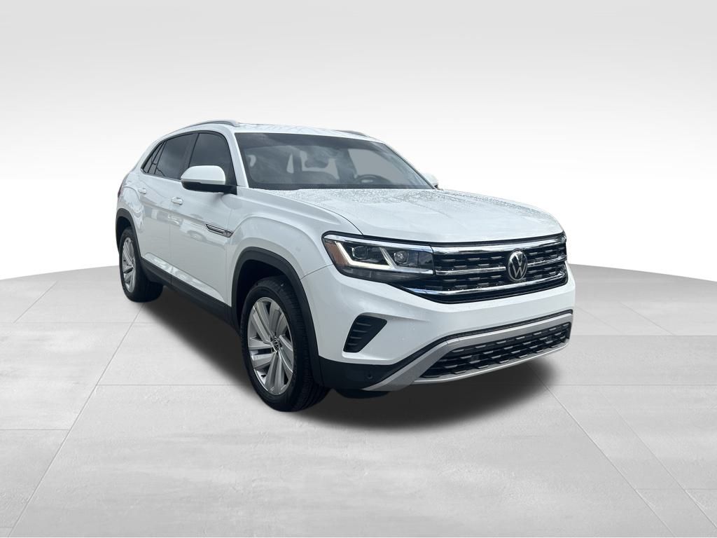 Certified 2021 Volkswagen Atlas Cross Sport SE w/Tech with VIN 1V2JC2CA0MC230331 for sale in Lake Worth Beach, FL