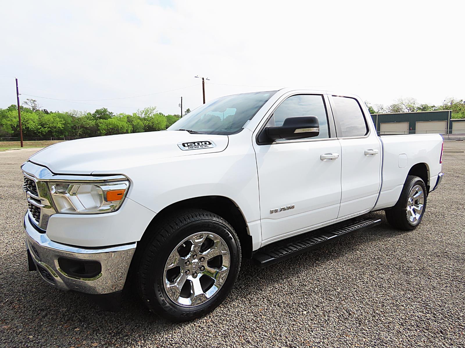 Used 2022 Bright White Clearcoat Ram Lone Star image 1