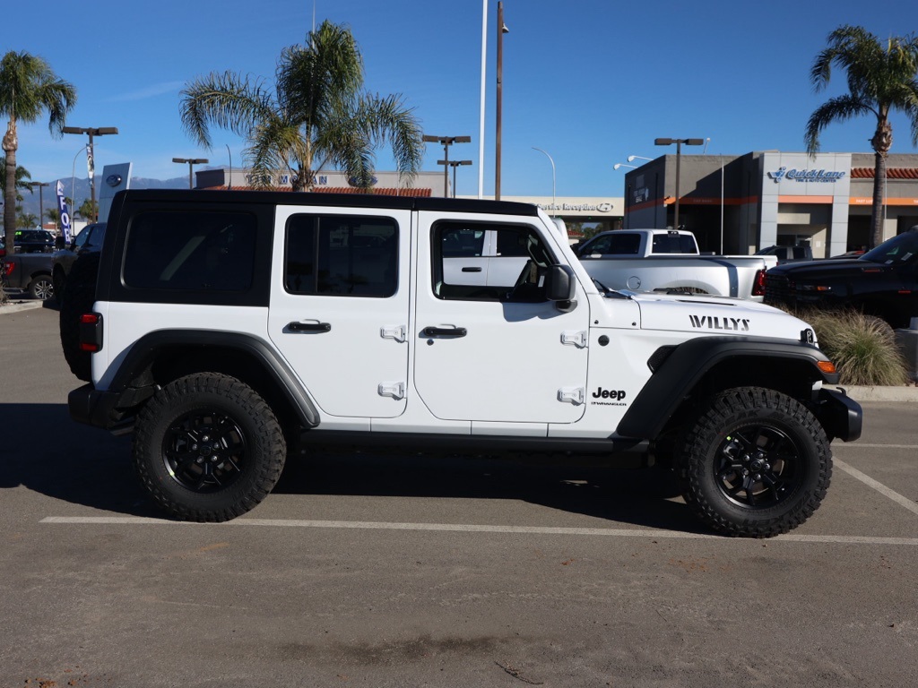 New 2026 Bright White Clear-Coat Exterior Paint Jeep Willys image 2
