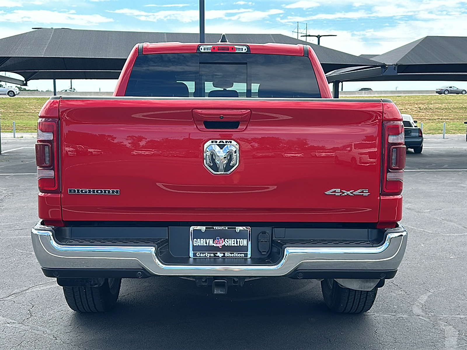 Used 2022 Flame Red Clearcoat RAM BIG HORN image 7