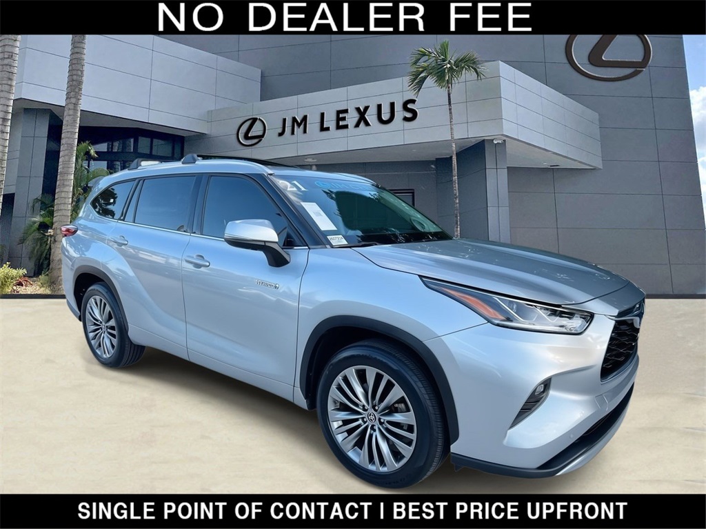 2021 Toyota Highlander Platinum's photo