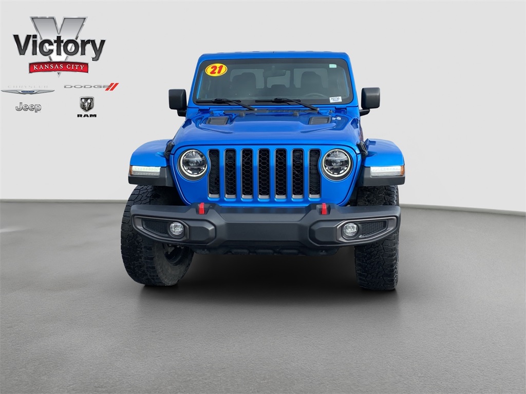Used 2021 Jeep Gladiator Rubicon with VIN 1C6JJTBG7ML621745 for sale in Kansas City