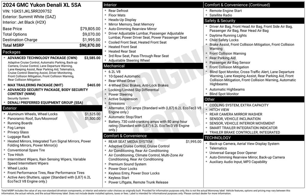 2024 GMC Yukon XL Denali's photo