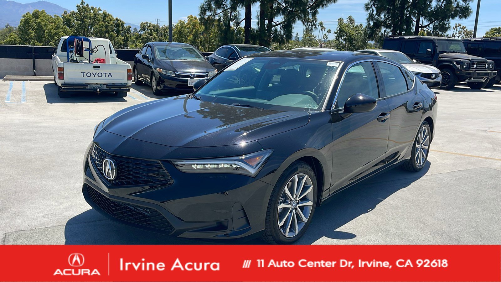 Used 2025 Majestic Black Pearl Acura 4DR CVT image 1
