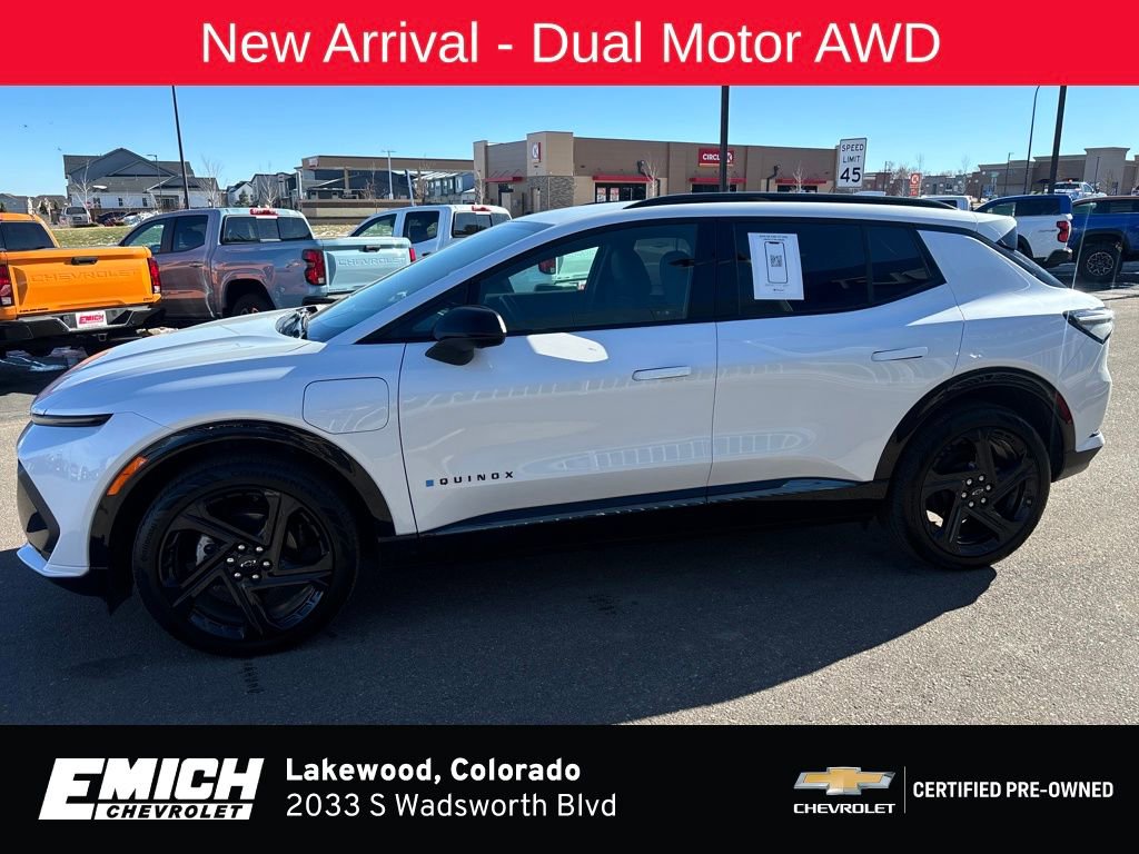 Certified 2025 Chevrolet Equinox EV RS with VIN 3GN7DSRR9SS169324 for sale in Lakewood, CO