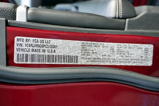 Certified Used 2023 Red Jeep Limited image 32