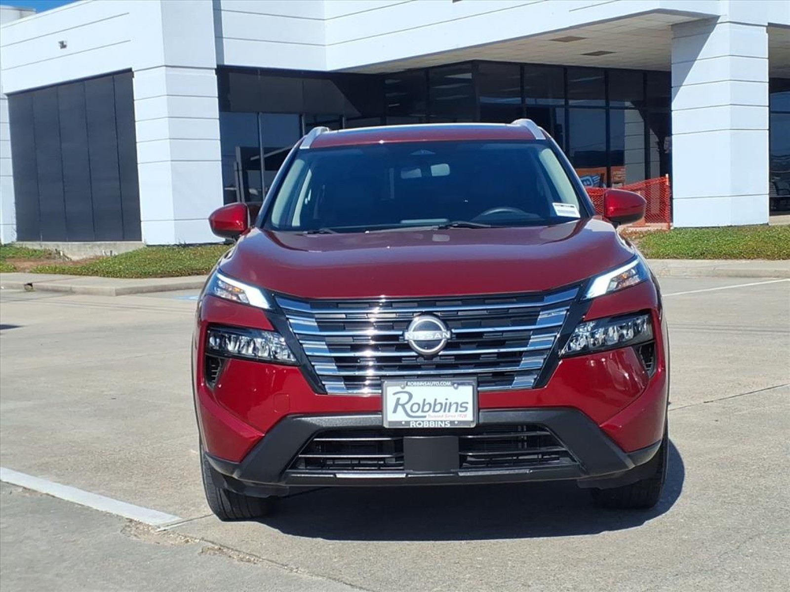 2024 Nissan Rogue SV Red at Robbins Nissan