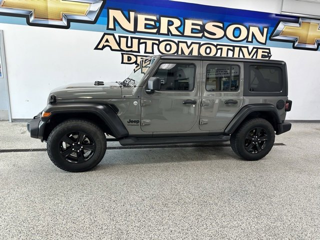 Used 2019 Jeep Wrangler Unlimited Altitude with VIN 1C4HJXDG0KW637258 for sale in Detroit Lakes, Minnesota