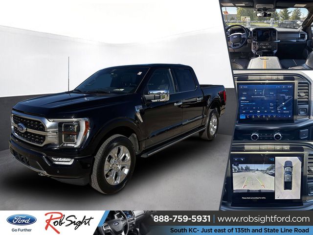 Used 2023 Ford F-150 Platinum with VIN 1FTFW1E89PFA68317 for sale in Kansas City