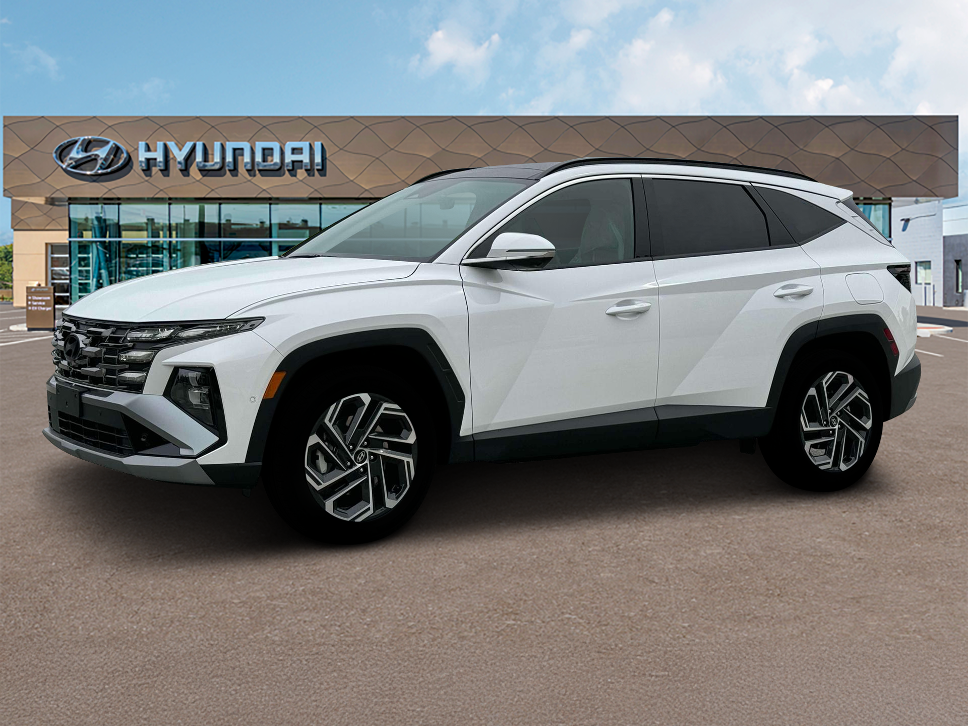 New 2025 White Hyundai Limited FWD image 2