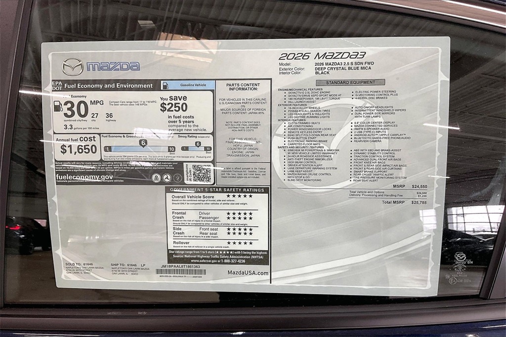 2026 MAZDA MAZDA3 - Image 12