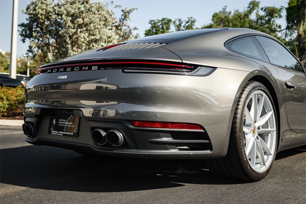 Used 2024 Agate Grey Metallic Porsche Carrera image 14