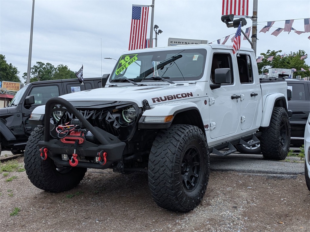 Used 2020 White Jeep Rubicon image 1