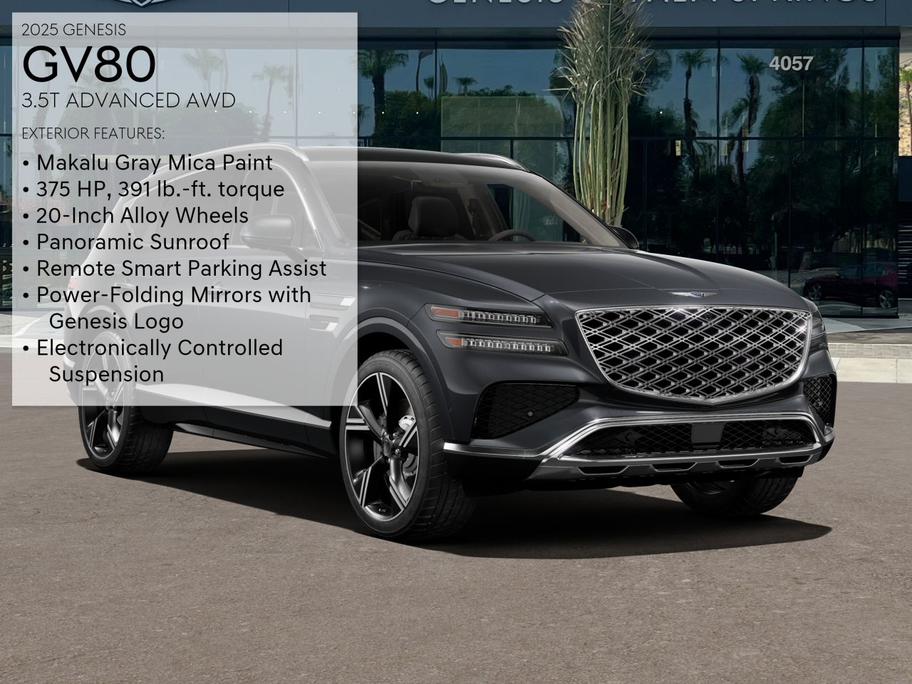 2025 Genesis GV80 3.5T Advanced AWD photo 3