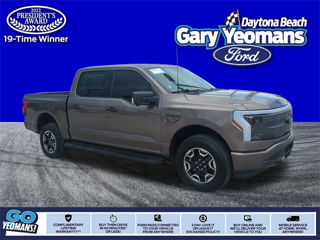 Certified 2023 Ford F-150 Lightning XLT with VIN 1FTVW1EL4PWG61289 for sale in Daytona Beach, FL