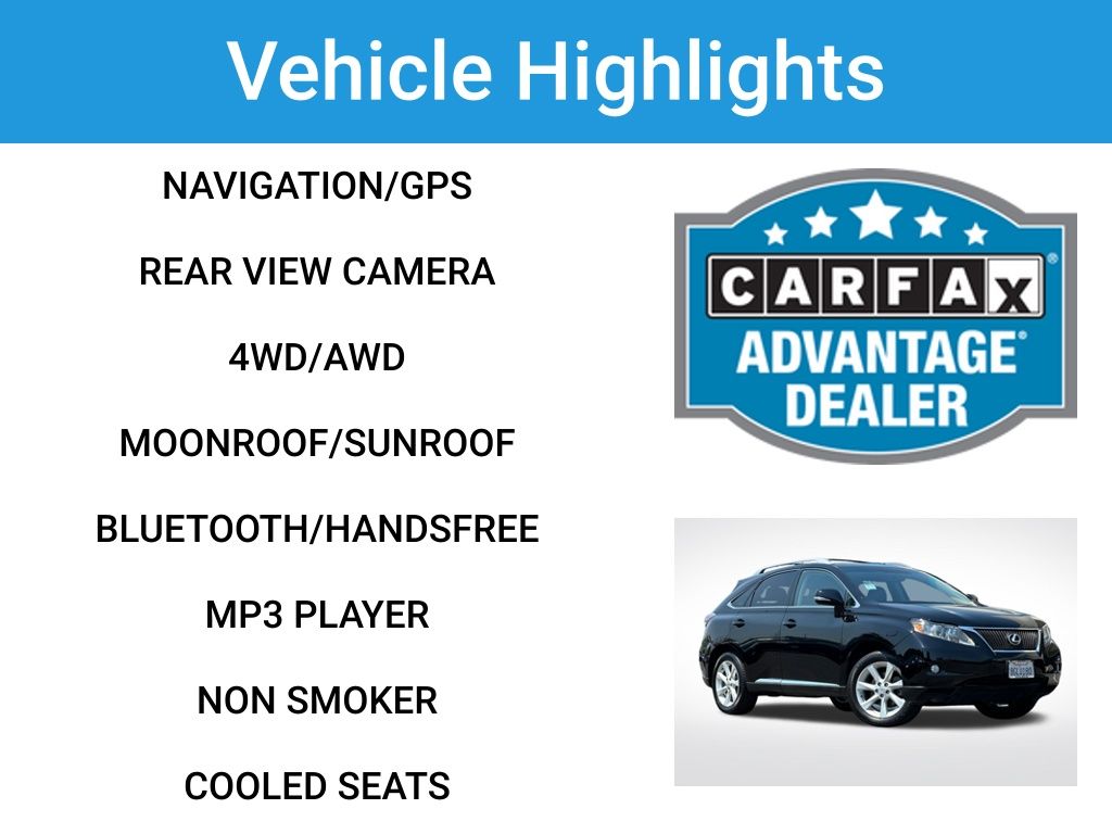 Used 2011 Lexus RX 350 with VIN 2T2BK1BA7BC107839 for sale in San Rafael, CA