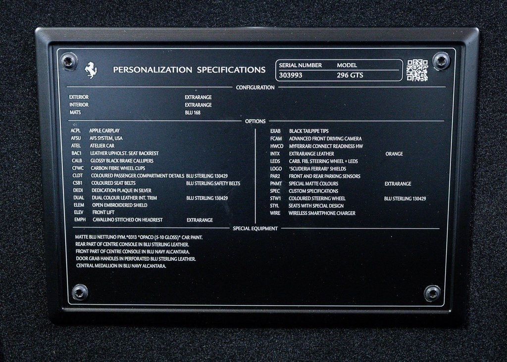 2024 Ferrari 296 GTS photo 27