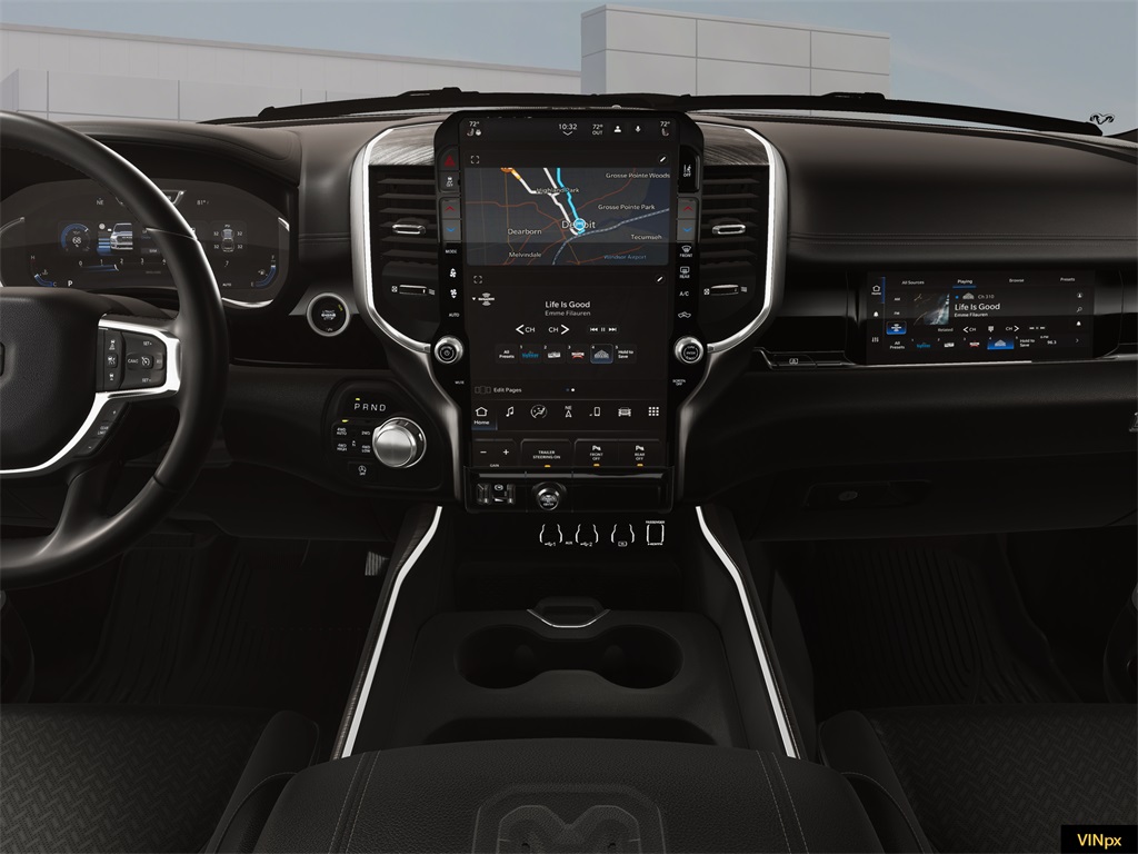 New 2026 Bright White Clear-Coat Exterior Paint RAM Laramie image 15